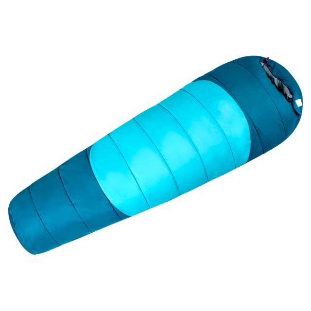 Blue adult single sleeping bag (4)