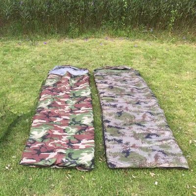 Camouflage outdoor sleeping bag for adults (5)