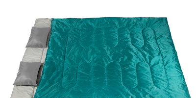 Colour beautiful double sleeping bag (2)