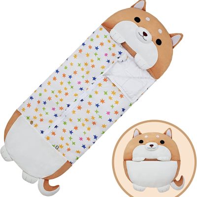 Dog design sleeping bag for children (6)
