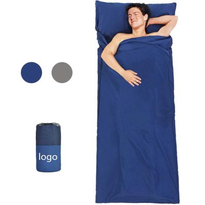 Folding portable sleeping bag lining (4)