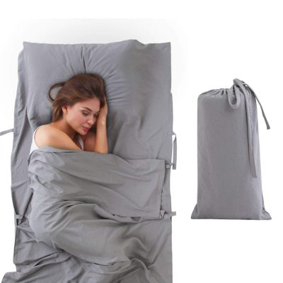Grey modern design sleeping bag lining (4)