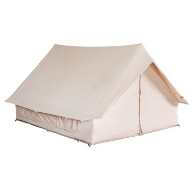 High quality khaki camping tent (3)