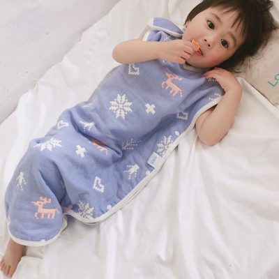 Lightweight cotton sleeping bag for children (2)