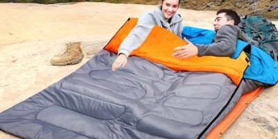 Outdoor camping double sleeping bag (6)